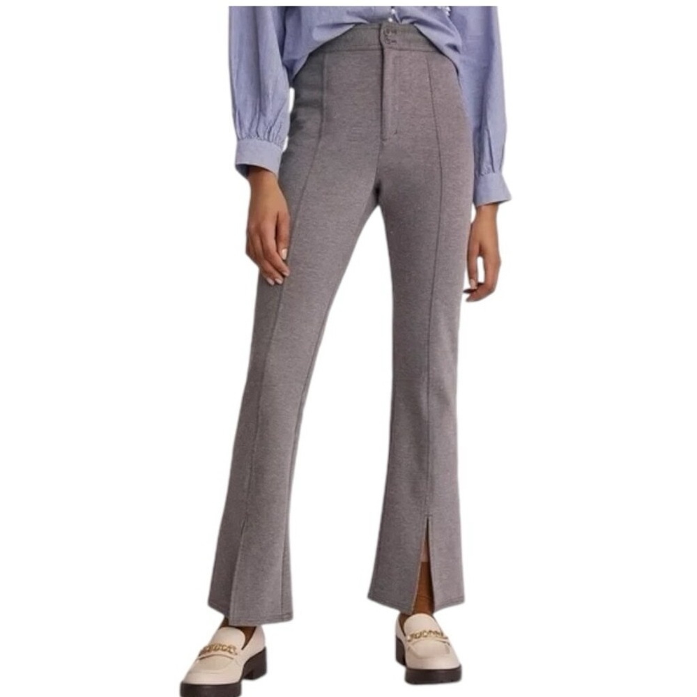 Anthropologie Maeve Seamed Flare Pants